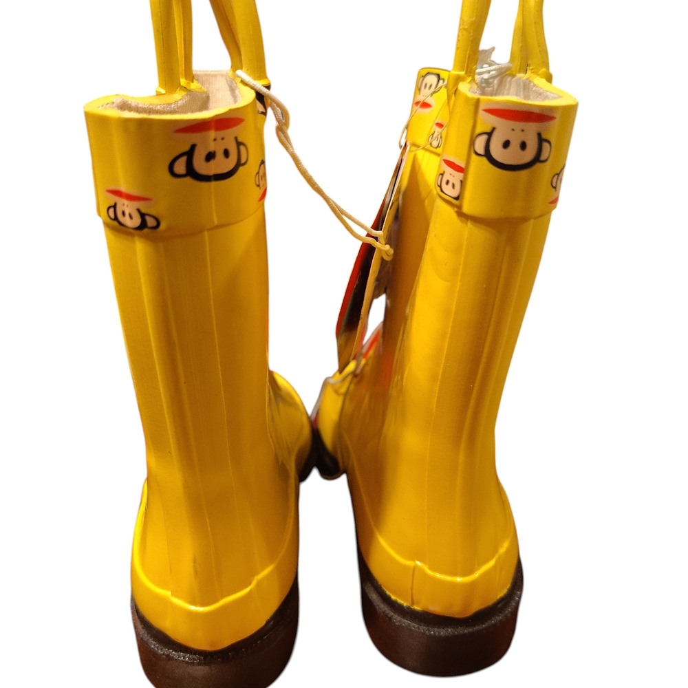 Paul Frank Bright Yellow Monkey Rain Boots - Picture 5 of 6